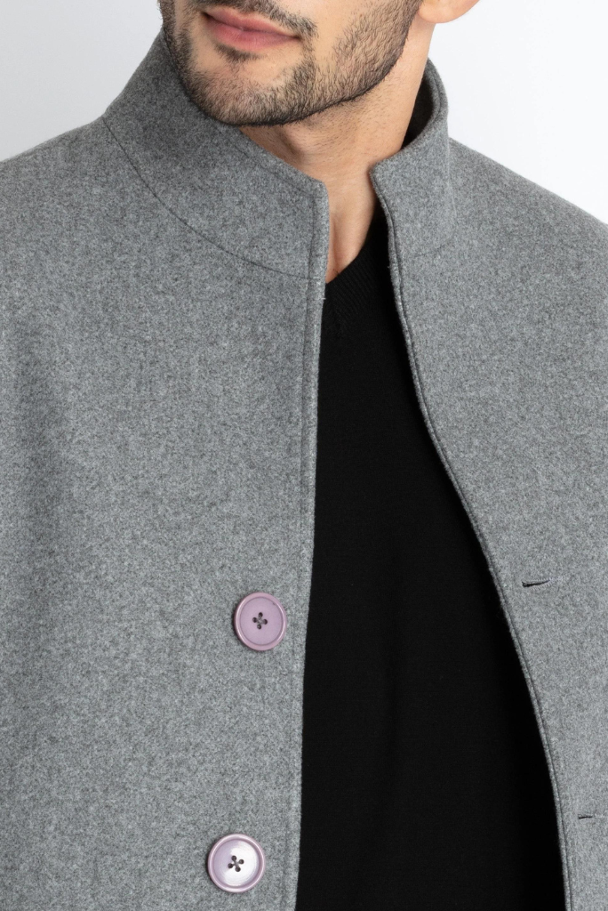 Men Over Long Coat Grey Trench long coat Classic Business Jacket Winter Outwear Jacket Tweed Vintage Overcoat New Year Gift For Him bespoke menswear