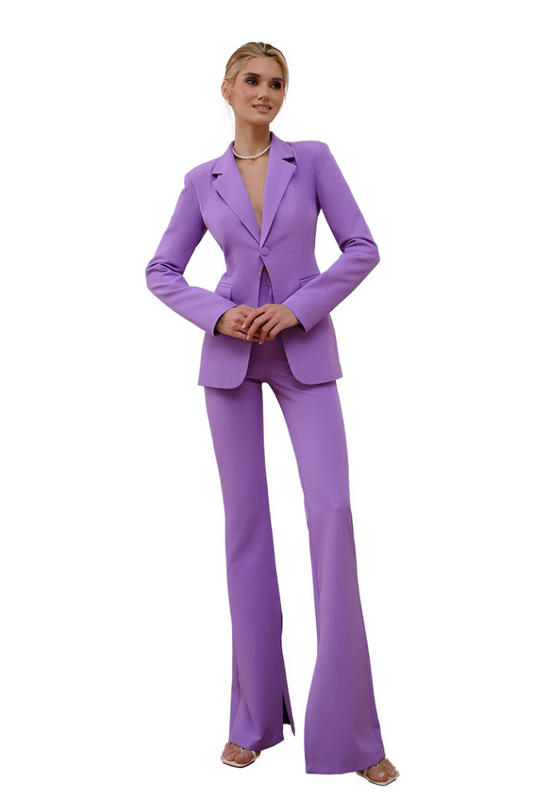 Lavender Elegant 2 Piece Suit for Her, Party wear Suit For Women, Occasion 2 Piece Suit